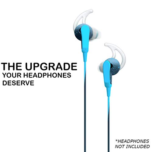 Bose Replacement Noise Isolation Silicone Earbuds/Earplug Tips 3 Pairs Size S M L for Bose in-Ear Wired Earphones Fit Bose QC20 QuietControl 20 QC30 SIE2 IE3 Soundsport Wireless Earphones