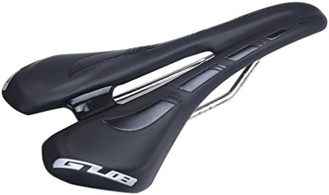 Bike Saddle Comfortable Bicycle Seat for Men,QANGEL Mountain Bike Seat Cycling Seat for Professional Road MTB (Black/black)