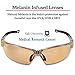 Patented Curved Blue Blocker Glasses - Premium Anti Glare Computer Glasses Reduce Migraines, Dry Eyes - Stops Harmful Unfiltered Light - Lightweight Blue Light Blocking Safety Glasses for Men Kids