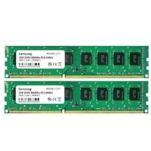 Samsung 4GB Dual Channel KIT (2X 2GB) DDR2 800Mhz PC2-6400 240pin desktop werkgeheugen RAM geheugen 3rd DIMM