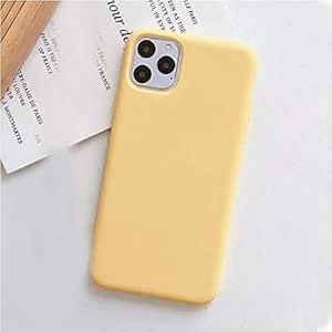 Capa Case Capinha Silicone Aveludada iPhone 11 PRO MAX (Amarela) |  Amazon.com.br