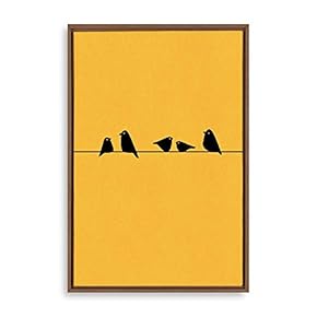 Framed Canvas Wall Art for Living Room, Bedroom Simple Style Theme Canvas Prints for Home Decoration Ready to Hang - 16x24 inches