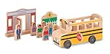 Melissa & Doug Whittle World - School Bus Set