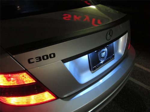 iJDMTOY 18-SMD Error Free LED License Plate Light Lamps, For Mercedes-Benz C E S Class