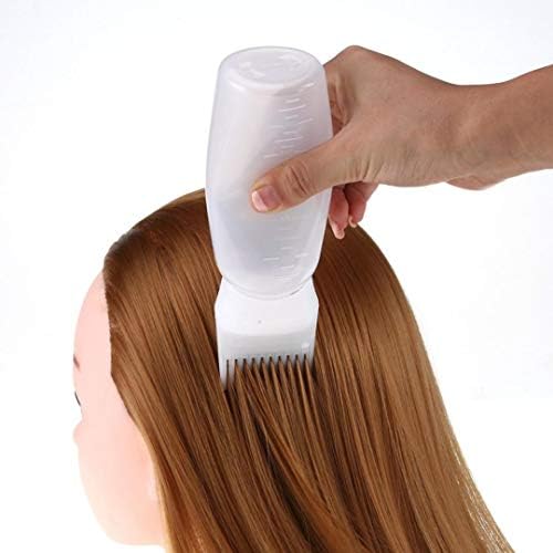 Chartsea Hair Dye Bottle Applicator Brush Dispensing Salon Hair Coloring Dyeing (White)