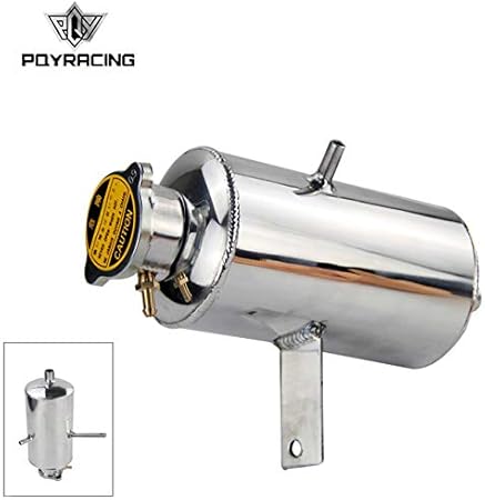 Amazon Pqyracing アルミ製ラジエターリザーブタンク ウォータータンク クーラントオーバーフロータンクリザーバーキット 1 5l容量 ラジエーターリザーブタンク 車 バイク
