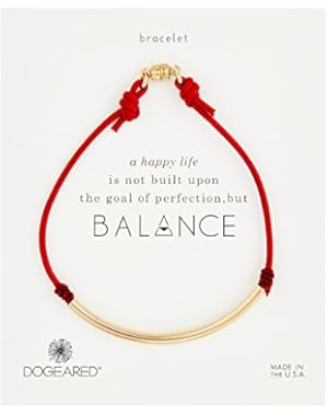Balance Tube Red Leather Boxed Bracelet
