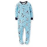 Carter's Little Boys 1 Piece Jersey Footed Pjs Sleeper Pajamas Toddler