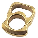 Wogoboo Brass Bottle Opener Defense Ring Window Breaker Multi Function Tool Brass Knuckles EDC Beer Opener Key chain