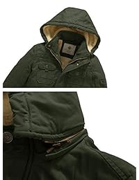 WenVen - Chaqueta con capucha para niño y niña (algodón)