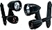 Kuryakyn 5029 Motorcycle Lighting: Fairing Mounted H3 Halogen Lamp Driving Lights with Turn Signal/Blinker Light for 1997-2019 Harley-Davidson Motorcycles, Gloss Black, 1 Pair