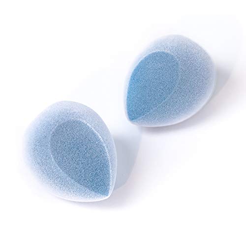 JUNO & Co. Microfiber Velvet Sponge, Latex-Free, Dual Layer Technology, Flawless Makeup Blender for Foundations, Powders and Creams (4 Velvet Sponge Bundle) - Thumbnail 7
