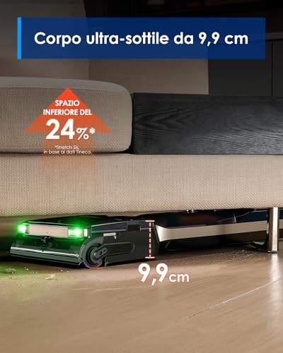 Tineco Floor One S9 Master Cordless Vacuum Cleaner, ThermoBlast Technology, Floor Wash with Hot Water, StreakFree Squeegee 10 cm, Ultra-Thin 10 cm, FlashDry 85°C, 23 KPa, Flat Rat 180