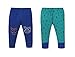 Lamaze Organic Baby, Baby Boy's Pull on Jogger 2 Pack Pants, Blue Bear/Green Trees, 9 Months