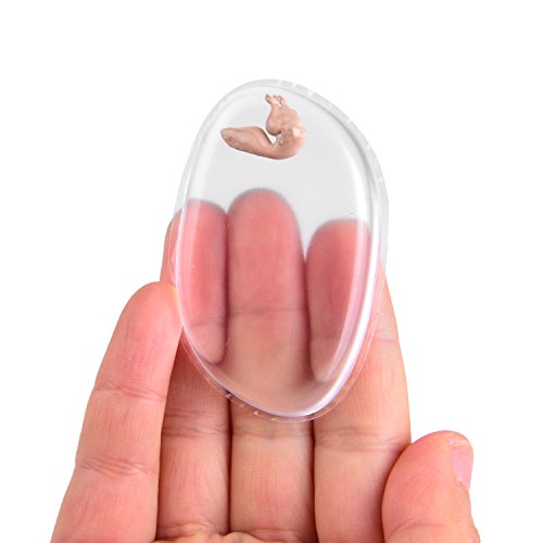 OGGI Silicone Makeup Sponge silicone puff anti sponge translucent absorption- No 1 premium edgeless, unrivaled highlighting, contouring cosmetic makeup applicator -deluxe makeup blender
