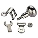 Amarine Made Aisi 316 Stainless Steel Marine Sport Boat Steering Wheel Knob, Steering Wheel Maneuvering Knob - S, M, L (S)