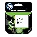 HP 74XL | Ink Cartridge | Black | Works with HP DeskJet D4260, HP OfficeJet J5788, J6480, HP Photosmart C4300 series, C4400 series, C4500 series, C5500 series | CB336WN
