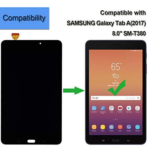 E-YIIVIIL LCD Touch Screen Display Assembly Digitizer Compatible with Samsung Galaxy Tab A 8.0 2017 WiFi Version SM-T380 (NOT for LTE SM-T385)+ Tools - Thumbnail 4