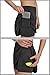 Women's Workout Active Skorts Sports Tennis Golf Skirt Built-in Shorts Casual Workout Clothes Athletic Yoga Apparel Black