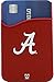 Alabama Crimson Tide Adhesive Silicone Cell Phone Wallet/Card Holder for iPhone, Android, Samsung Galaxy, & Most Smartphones