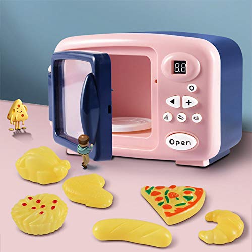 raspbery Mikrowelle Küche Spielset für Kinder mit Zubehör Mikrowelle für Kinder, Spielen, Baby, Kochen, Spielküchen-Set – Bild 3