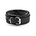VP Berlin Leather Fur Lined Choker Sub Collar Leather Collar