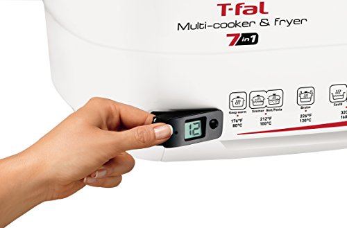 image for T-fal FR490051 7-in-1 Multi-Cooker and Deep Fryer with Nonstick Remova