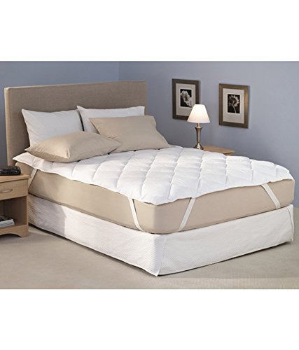 Tag Products Mattress Protector-King Size(78X72Inches)-3 Layered Protector/Bed Cover-White Cotton Finish-Quilted