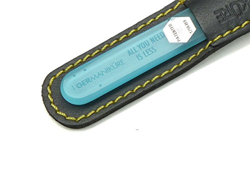 GERmanikure 'ALL YOU NEED IS LESS' original patented genuine crystal mantra file 3mm thick