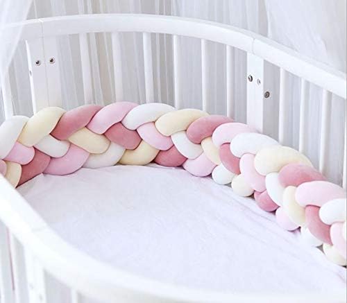 knitted cot bumper