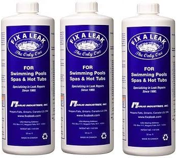 Marlig Industries Fix A Leak Pool Leak Sealer - 32 oz (Расk оf Тhrее)