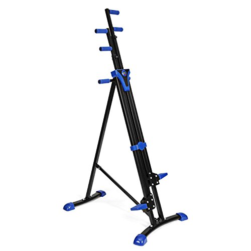 Fashine Vertical Climber 2 In 1 Folding Climbing Exercise Machine Total Body Workout Steper Fitness Stair Cardio, 350 lbs Capacity