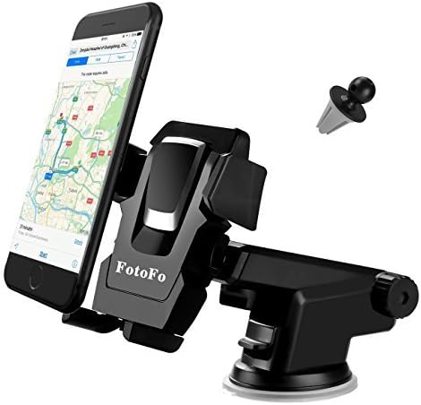 Phone Holder for Car, Dashboard Cell Phone Car Mount with Strong Sticky Gel Pad for iPhone 7 6s 6 Plus 5S, Google Nexus, LG, HTC, Huawei, etc