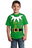 Santa's Elf Costume | Jumbo Print Novelty Christmas Holiday Humor Youth T-shirt