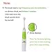 2PCS Children Sonic Electric Toothbrush LED Light Kids Sonic Toothbrush Smart Reminder Baby Toothbrush 618 Toddler Toothbrush with Extra 4 Replaceable Brush Heads for 2-7 Kid (Light Green + Yellow)