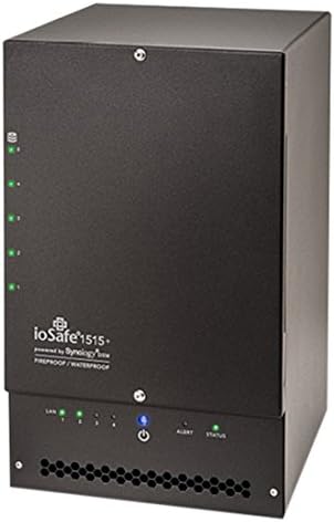 ioSafe NAS 1515+ 30 TB Fireproof/Waterproof Network Attached Storage Device with Data Recovery Service
