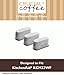 3 KitchenAid Charcoal Coffee Filters Fit KCM222 & KCM223 Water Filter Pod & Coffee Makers, Compare to Part # KCM22WF, Designed & Engineered by Crucial Coffee