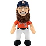 MLB Houston Astros Kids Dallas Keuchel Plush Figure, 10