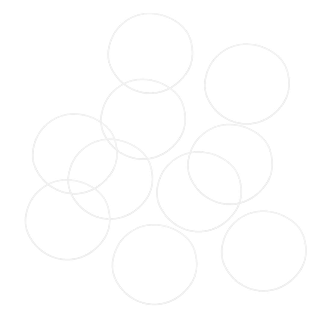 Sourcingmap Silicone O-Rings, 90mm OD 86.2mm ID 1.9mm Width VMQ Seal Gasket for Compressor Valves Pipe Repair, White, Pack of 10