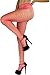 ToBeInStyle Women's Seamless Diamond Net Spandex Nylon Blend Pantyhose - Hot Pink - One Size Regular
