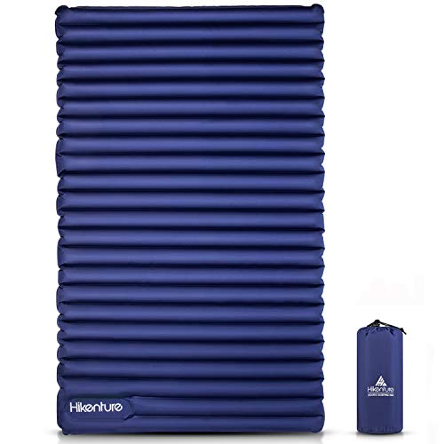 Hikenture Double Sleeping Pad Inflatable Camping Air Mattress Light