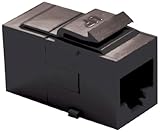 On-Q WP3451BK Cat 5e RJ45 Coupler, Black