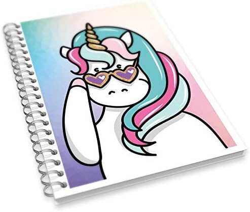 Weight Watchers Compatible Food Diary Planner - Cool Unicorn (W039W) 12 Week Slimming Notebook Diet Diary - My Diet Diary