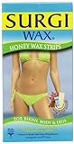 Surgi-wax Honey Wax Strips For Bikini, Body & Legs, 14 Double Sided Strips (Pack of 3)