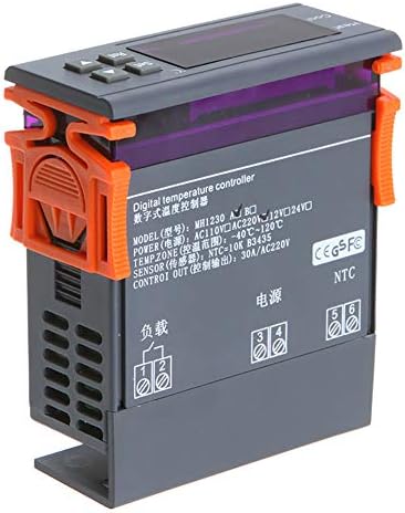 putdWH99 Tool | 30A 220V Dual Output Temperature Controller Digital Display Automatic Thermostat