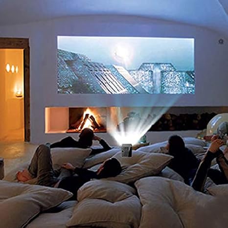 Syfinee P1S Mini Cube Pico Projector with Wi-Fi DLP HD 1080P Home ...