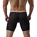 Helisopus Men's Briefs Breathable Underwear Ice Imitated Silk Fabric Ultra-Thin U-Shaped Boxer Brief(4 Pack)