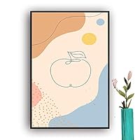 Framed Canvas Wall Art Picasso Poster Print of Woman Canvas Prints Home Artwork Decoration for Living Room,Bedroom - 16x24 inches