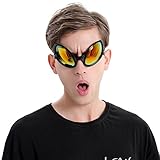 Funny Alien Costume Mask Novelty Glasses Halloween Party Photobooth Props Favors Accessories Party Supplies Decoration Gift (Black)