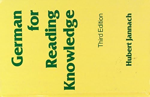 Amazon.com: German for Reading Knowledge (World Languages